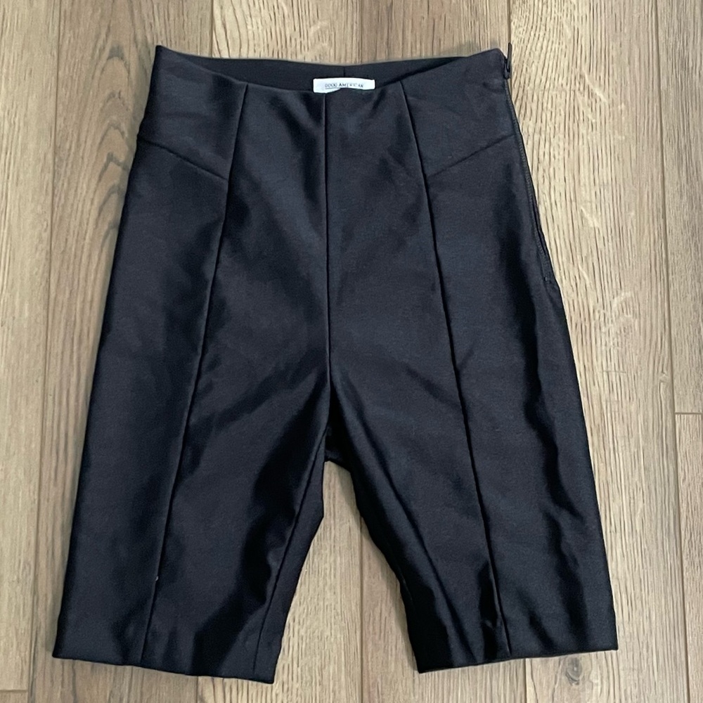 Good American Biker Shorts‎ Paneled Seam Black